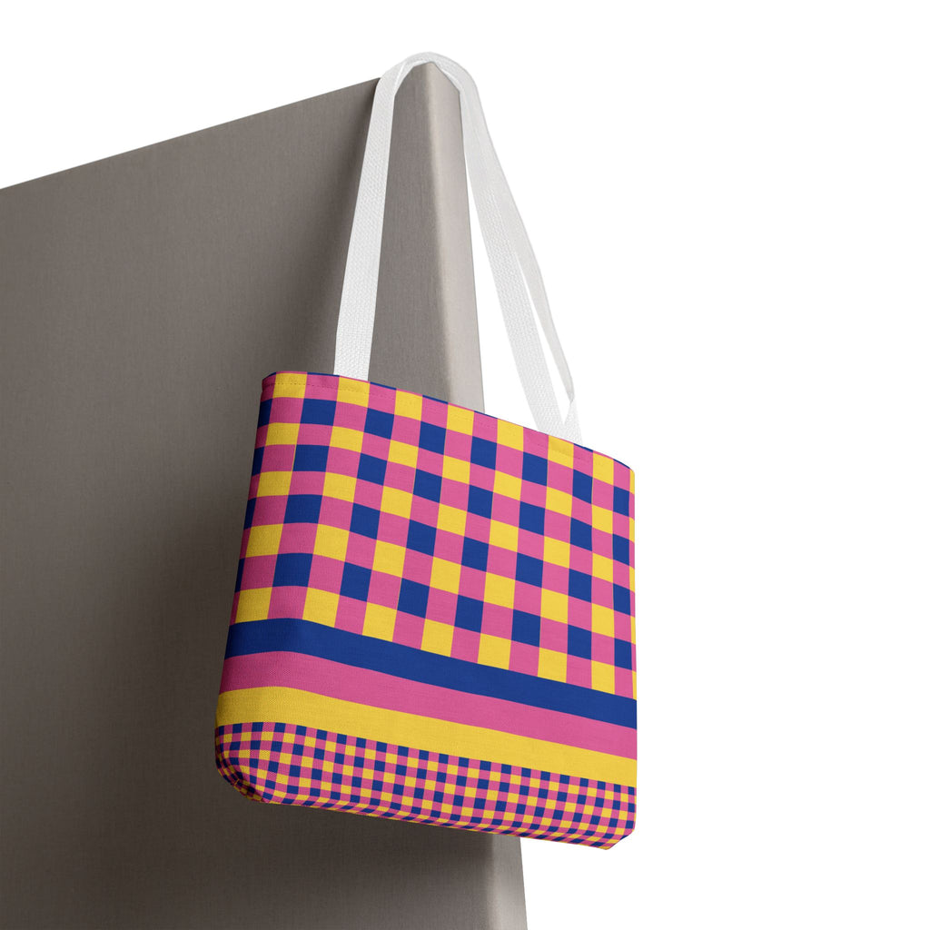 Colorblock Tote Bag