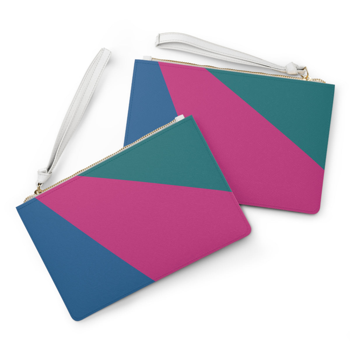 Retro Colorblock Clutch Bag | 80s & 90s Inspired