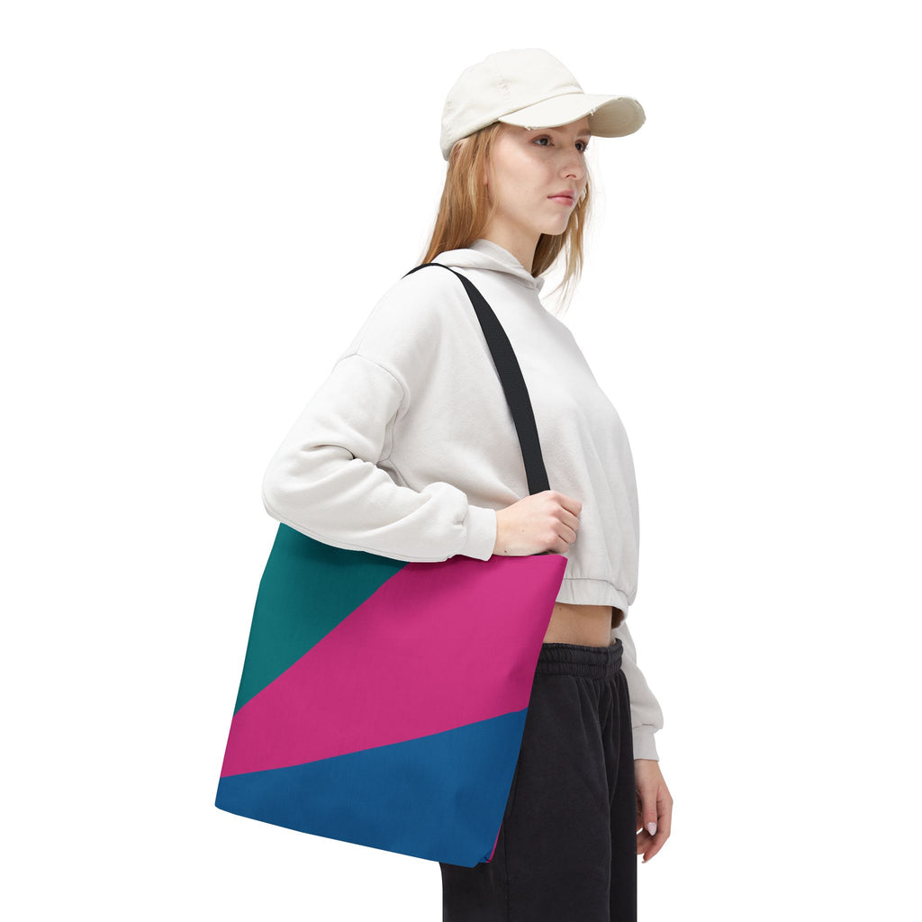 Colorblock Tote Bag