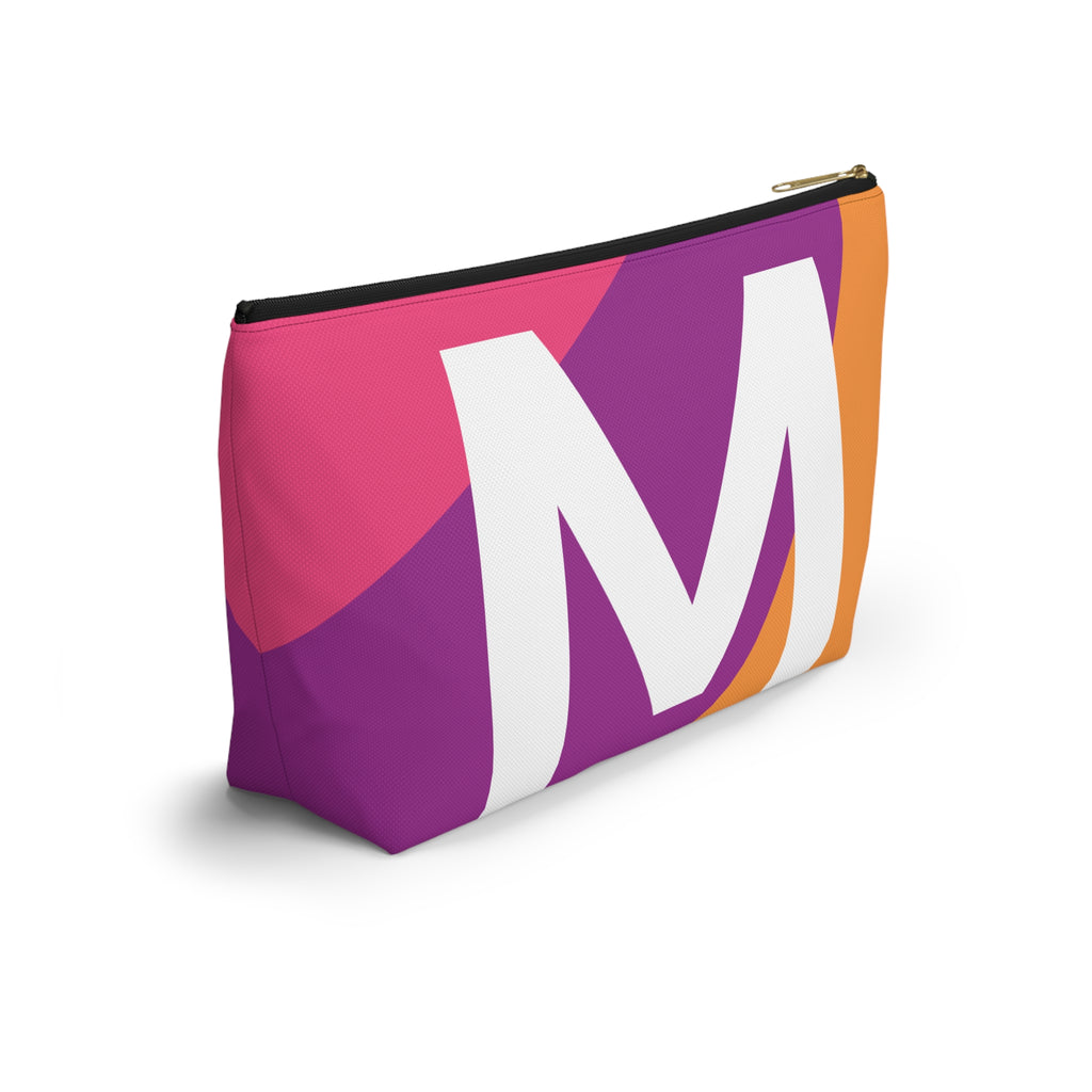 Colorblock Accessory Pouch — Monogram M T-Bottom Cosmetic Bag