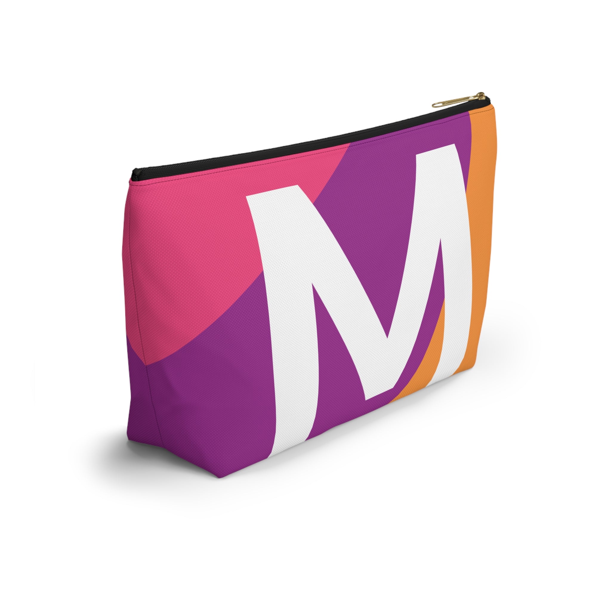 Colorblock Accessory Pouch — Monogram M T-Bottom Cosmetic Bag