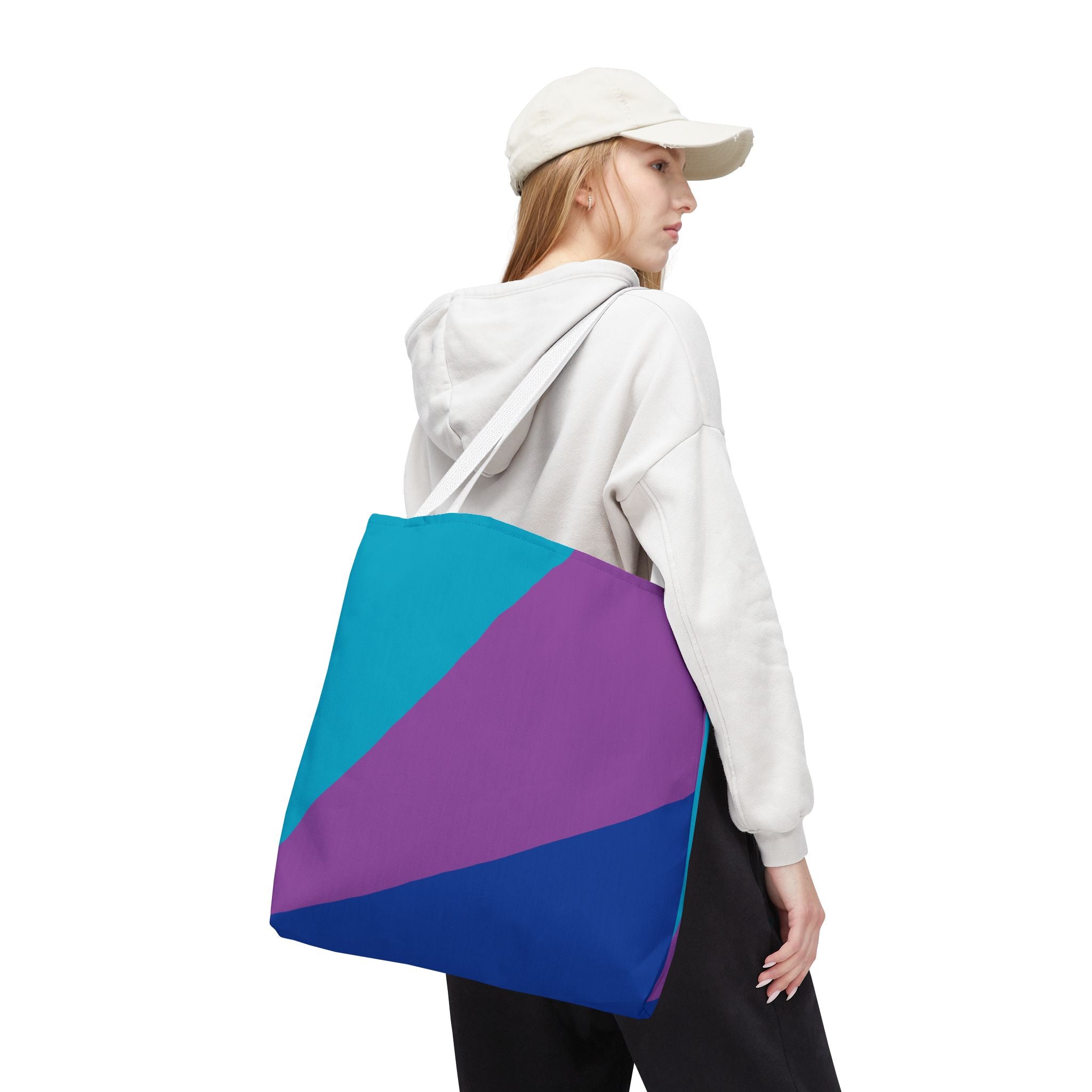 Colorblock Tote Bag
