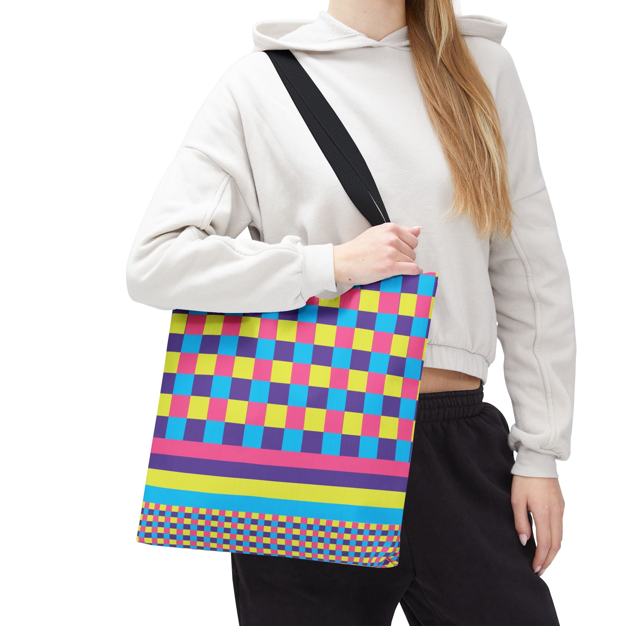 Colorblock Tote Bag
