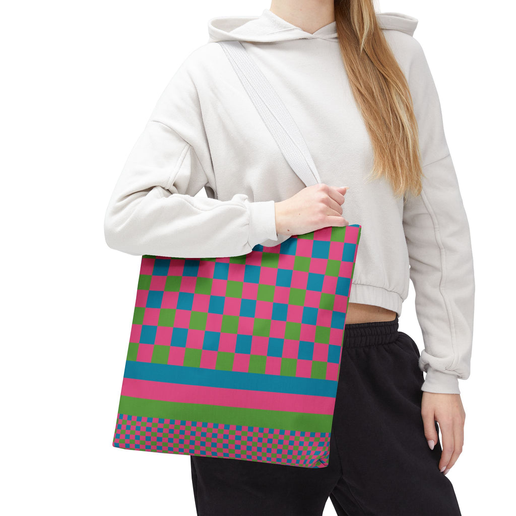 Colorblock Tote Bag