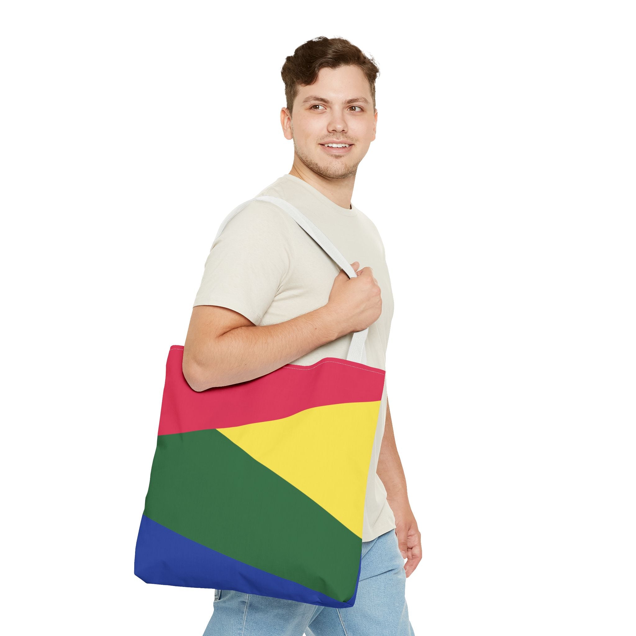 Colorblock Tote Bag