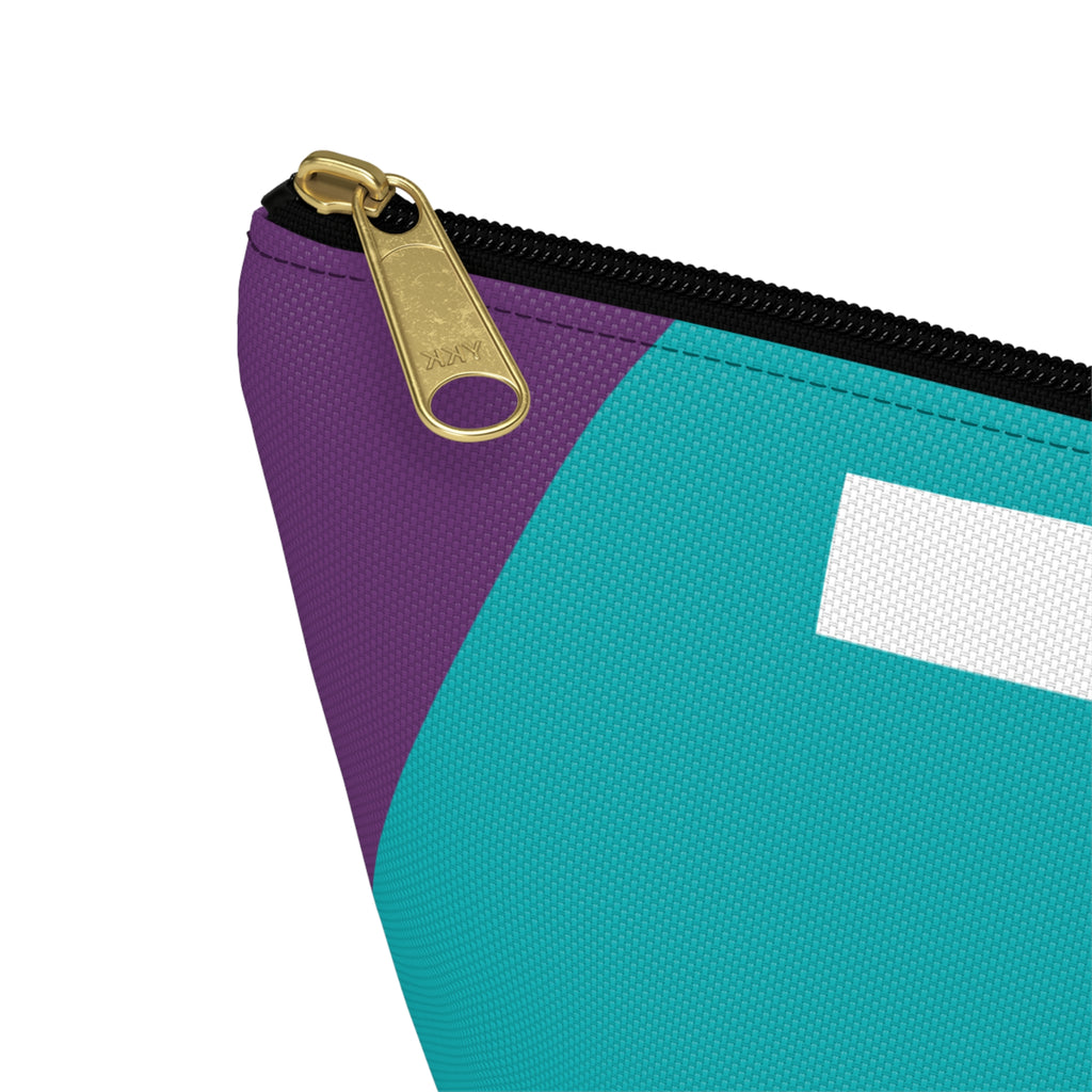 Colorblock Accessory Pouch — Monogram T T-Bottom Cosmetic Bag