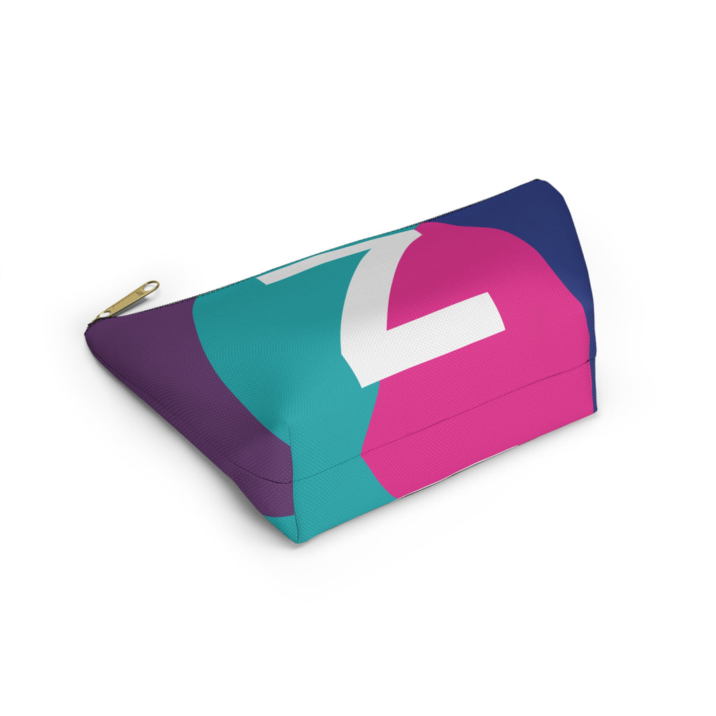 Colorblock Accessory Pouch — Monogram Z T-Bottom Cosmetic Bag