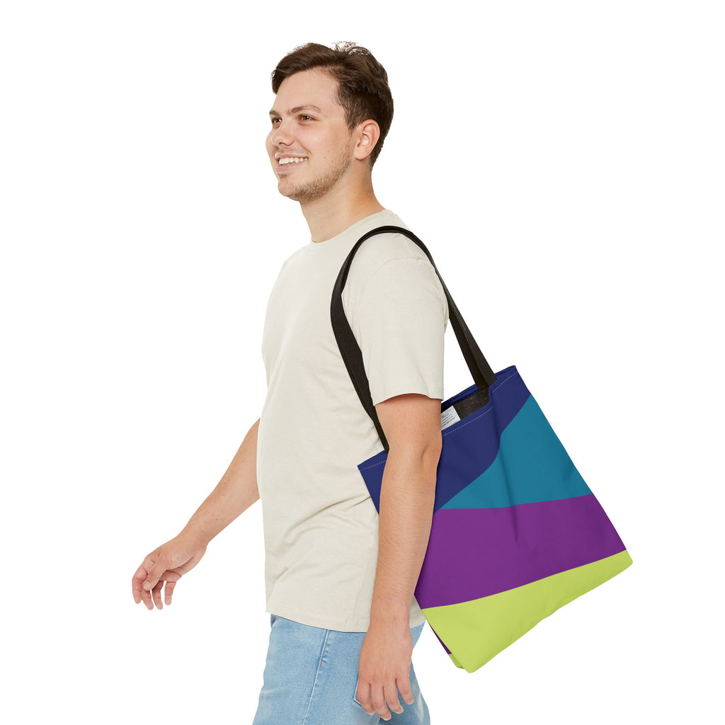 Colorblock Tote Bag