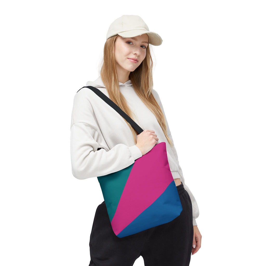 Colorblock Tote Bag