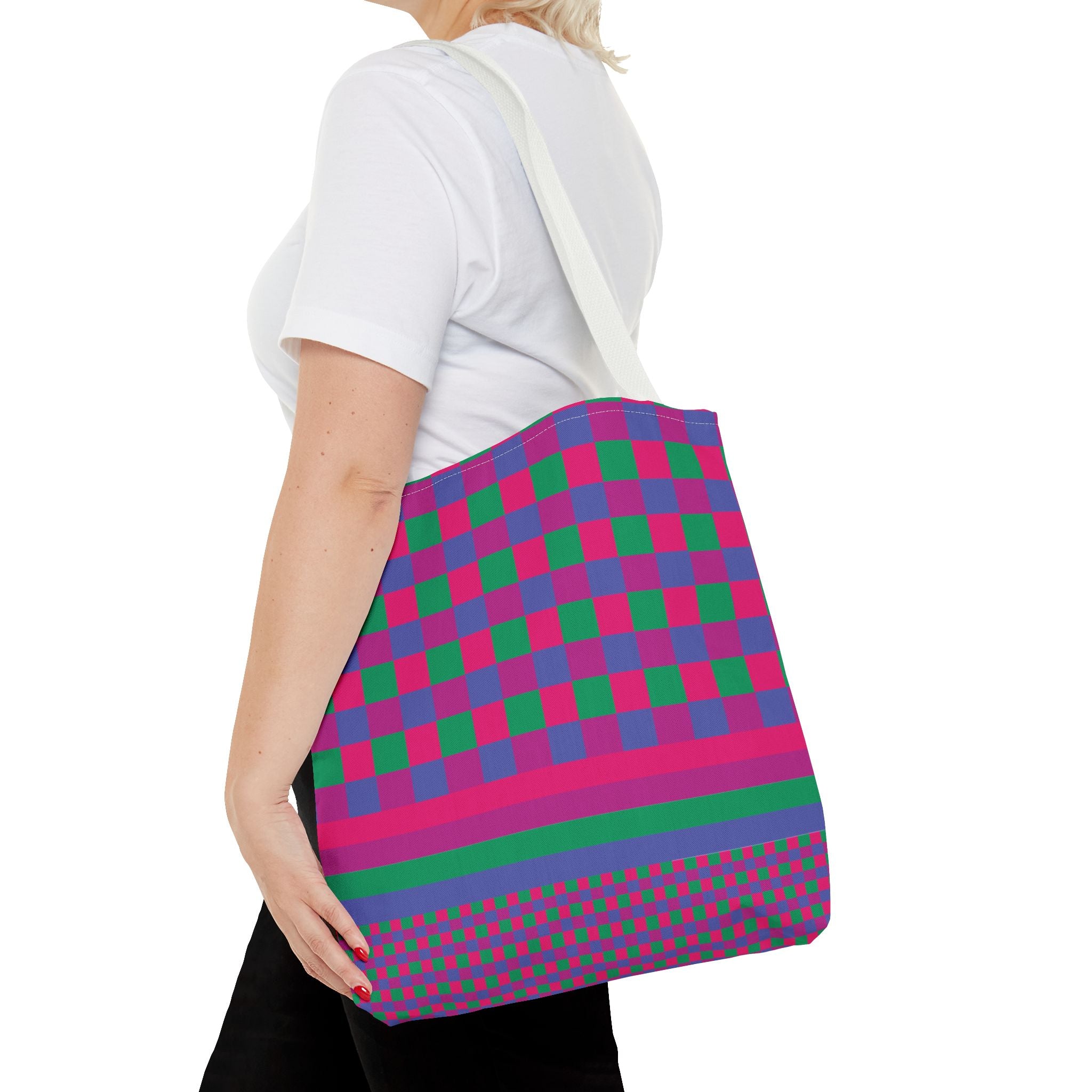 Colorblock Tote Bag
