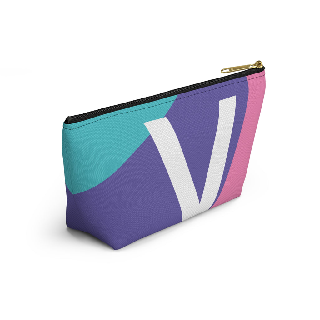 Colorblock Accessory Pouch — Monogram V T-Bottom Cosmetic Bag