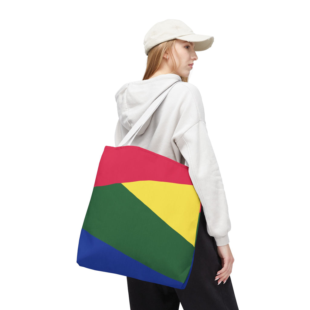 Colorblock Tote Bag