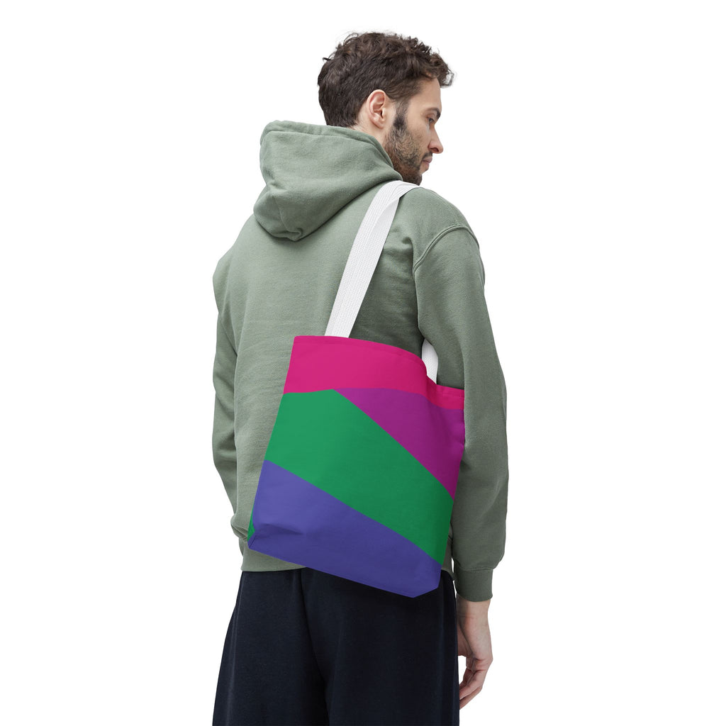 Colorblock Tote Bag