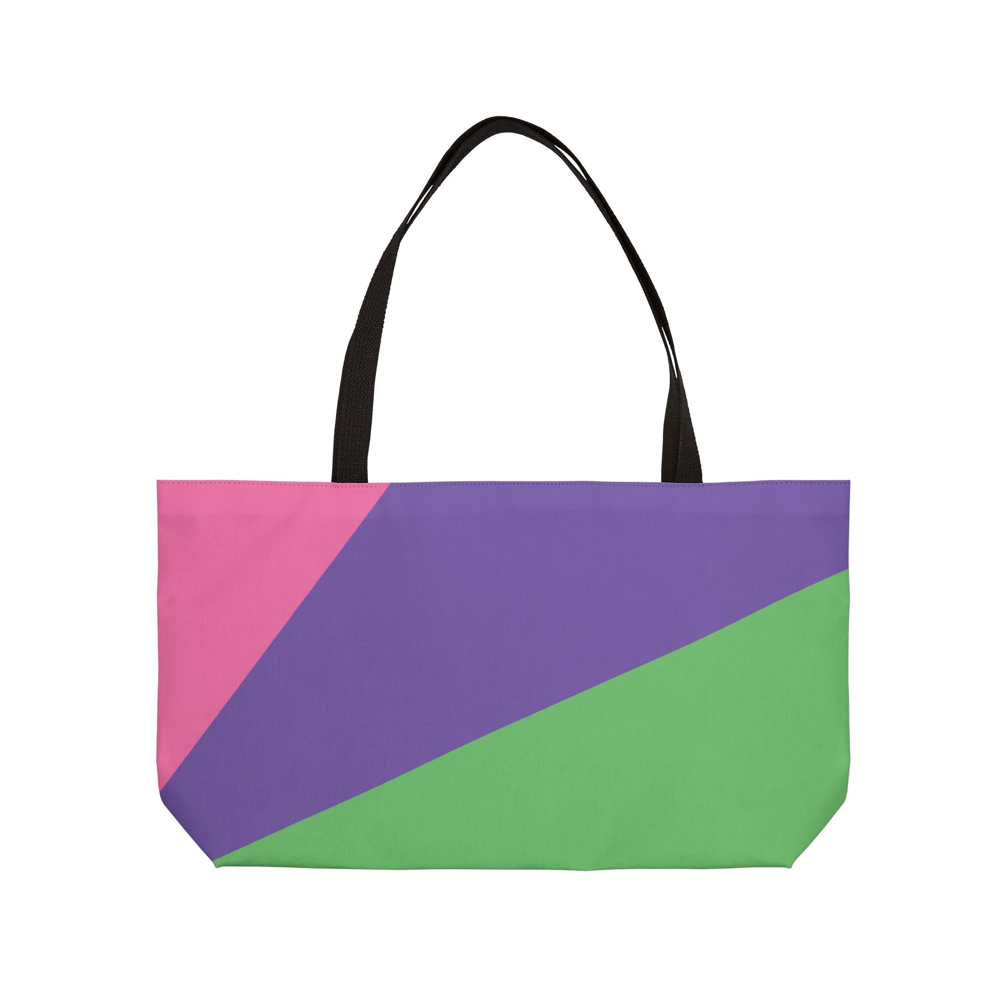 Colorblock Tote Bag