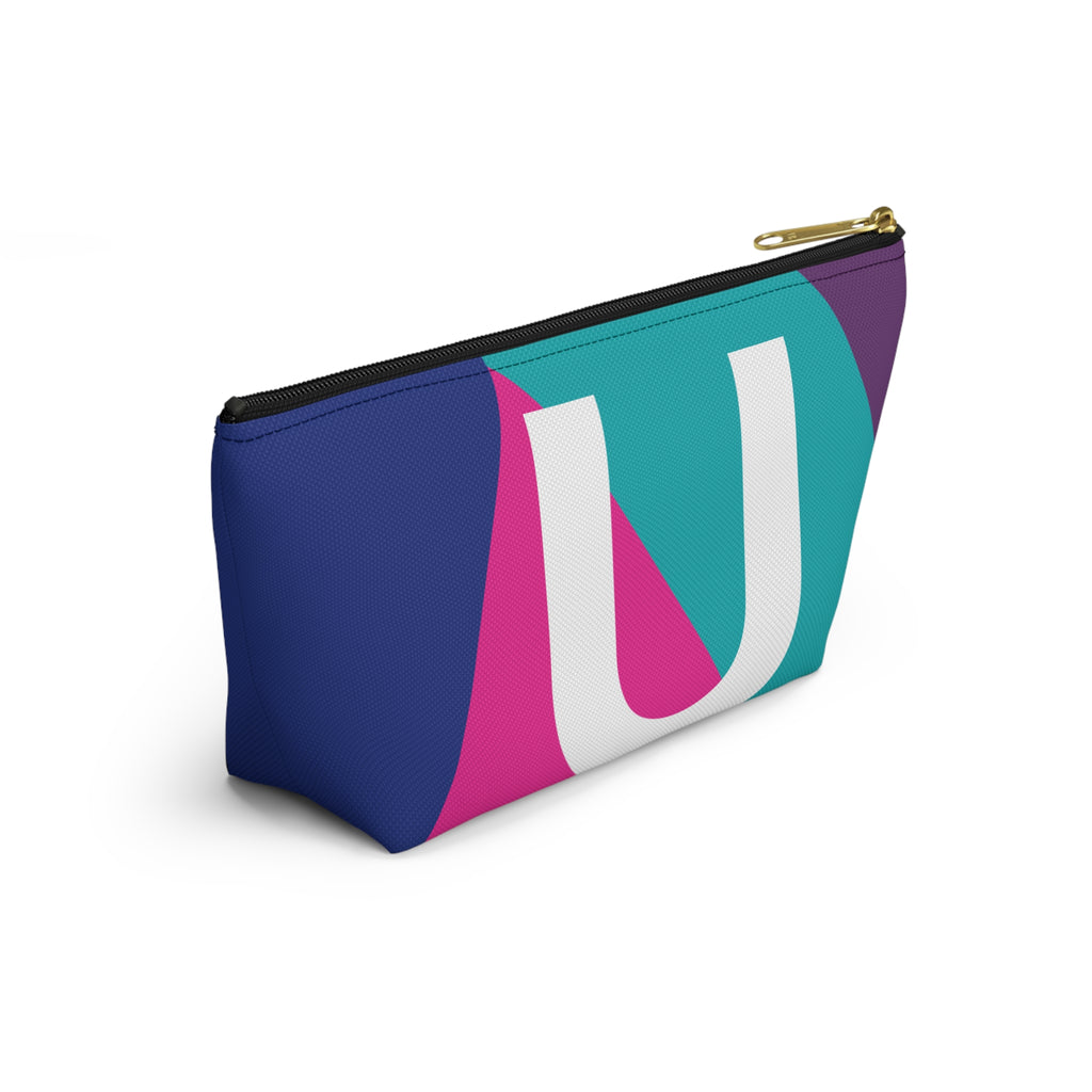 Colorblock Accessory Pouch — Monogram U T-Bottom Cosmetic Bag