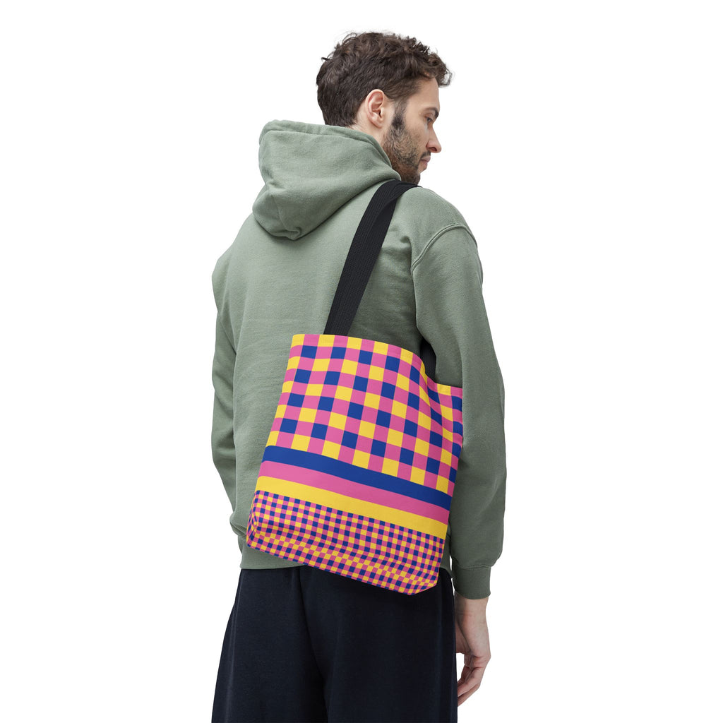 Colorblock Tote Bag