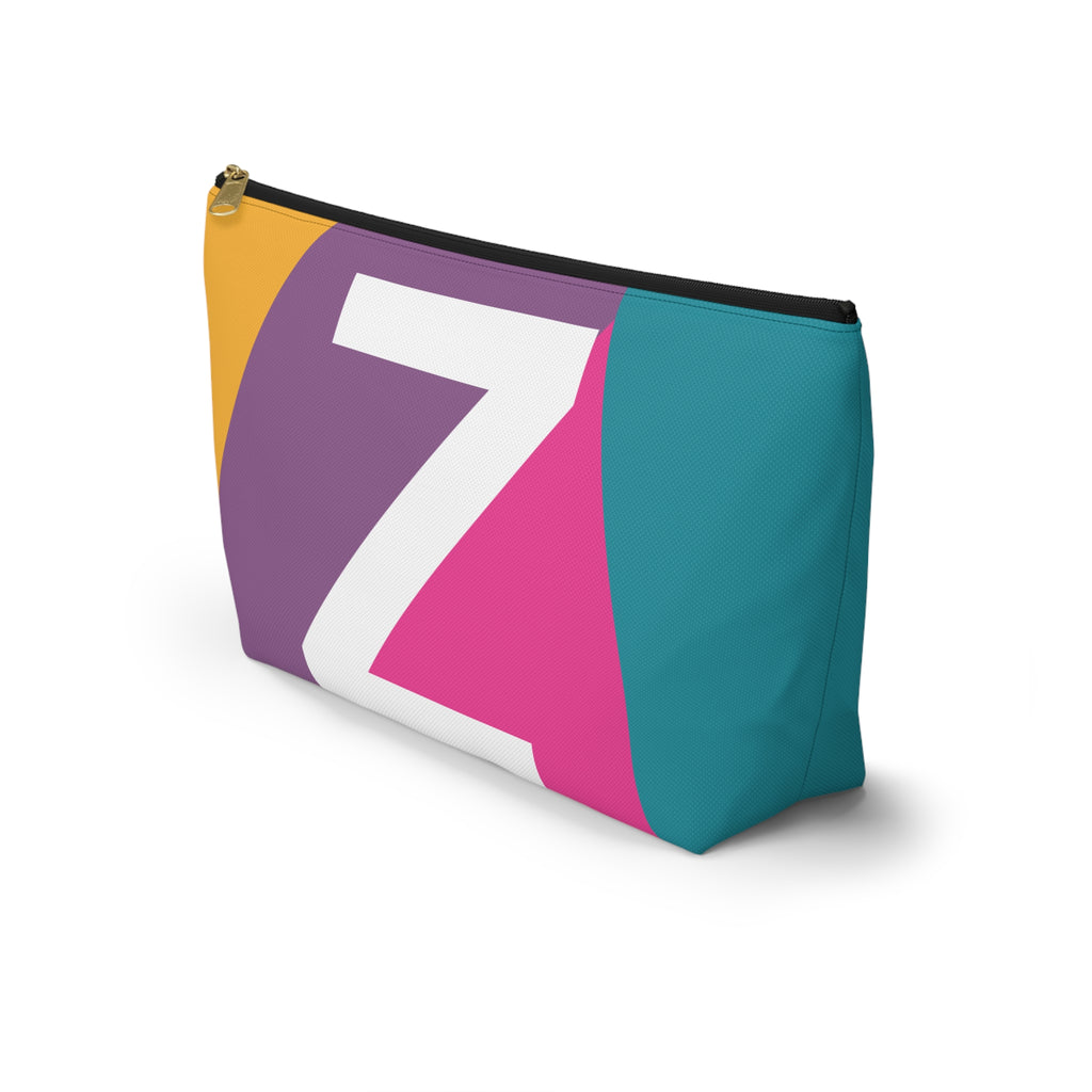 Colorblock Accessory Pouch — Monogram Z T-Bottom Cosmetic Bag