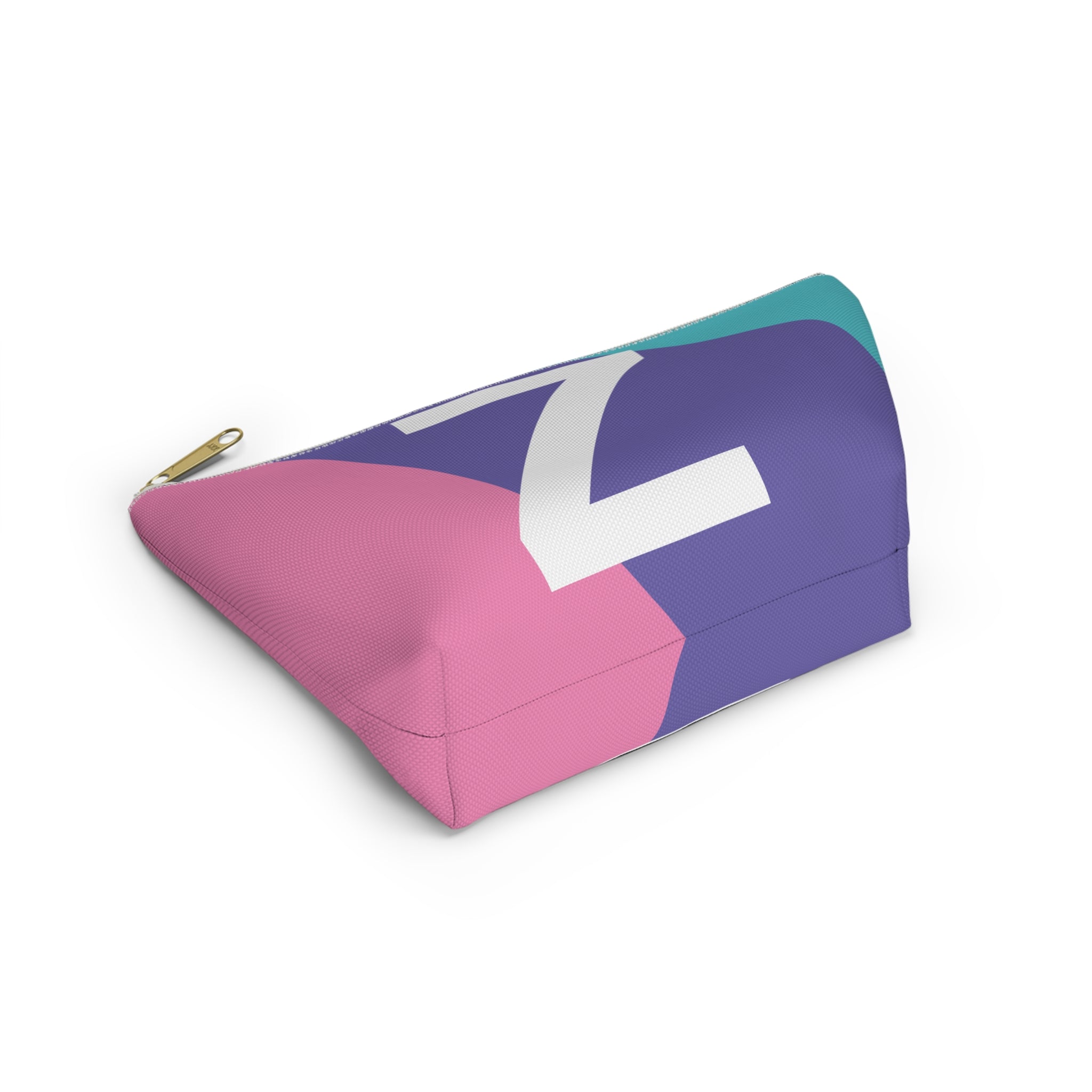 Colorblock Accessory Pouch — Monogram Z T-Bottom Cosmetic Bag