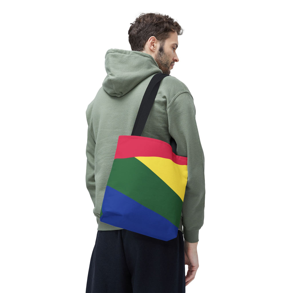 Colorblock Tote Bag