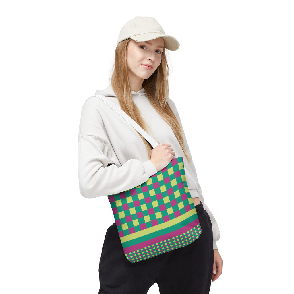 Colorblock Tote Bag