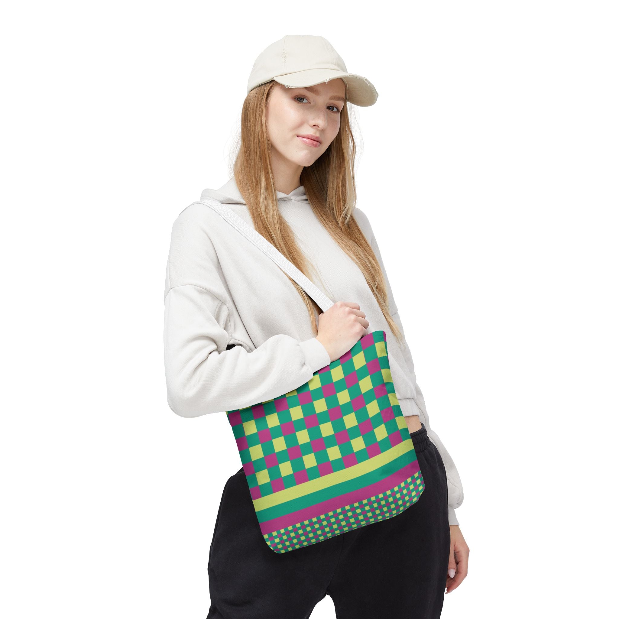 Colorblock Tote Bag