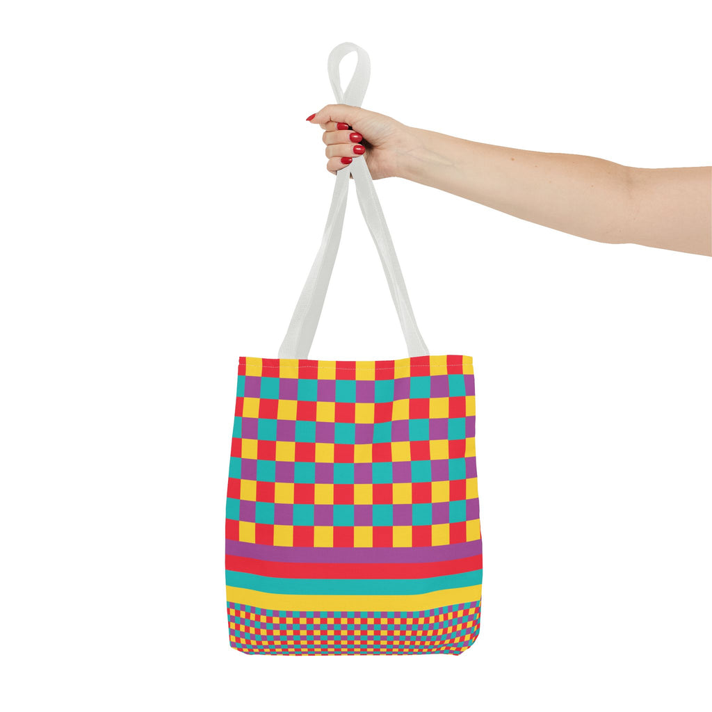 Colorblock Tote Bag