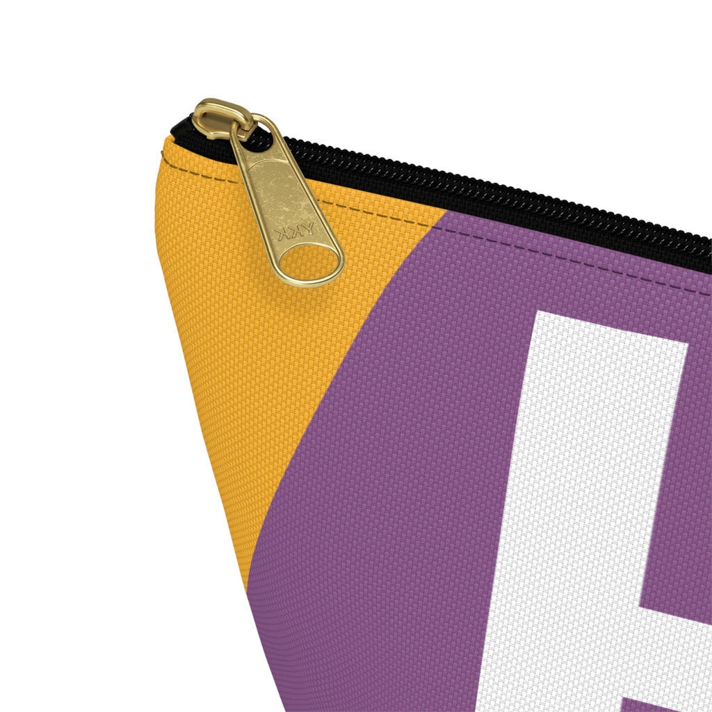 Colorblock Accessory Pouch — Monogram H T-Bottom Cosmetic Bag