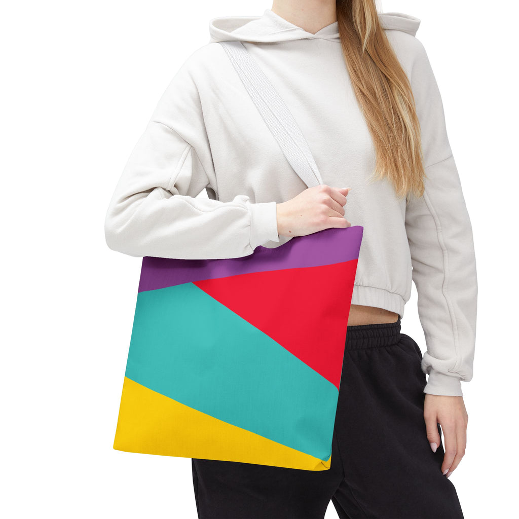 Colorblock Tote Bag