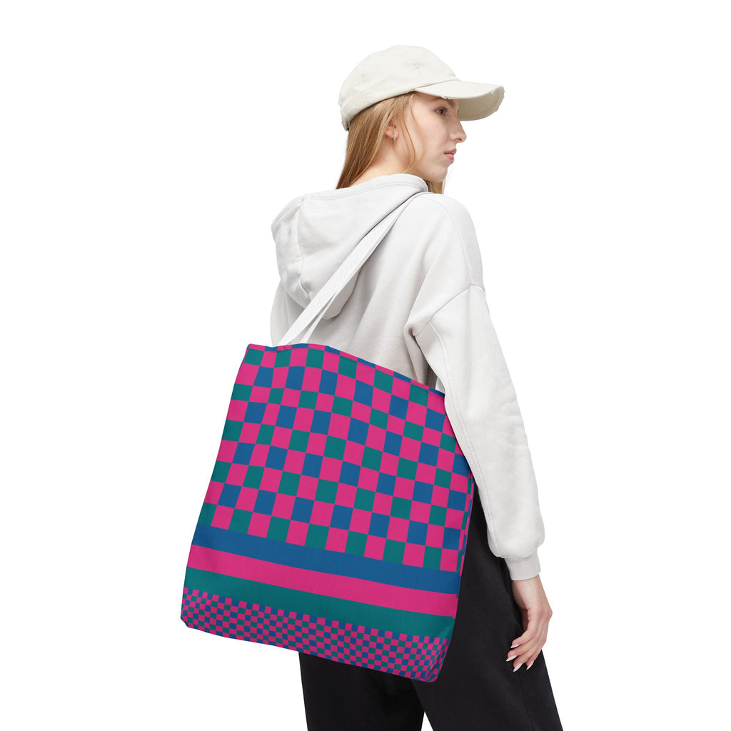 Colorblock Tote Bag