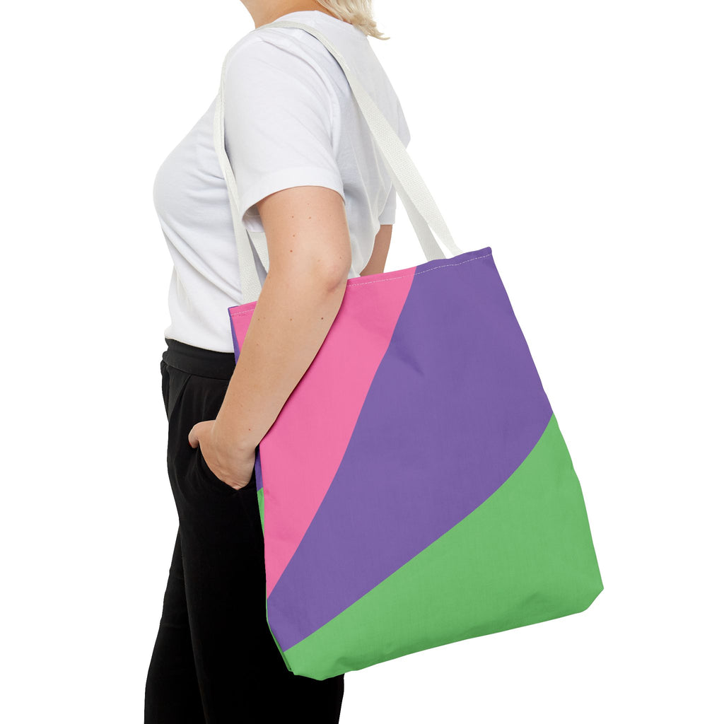 Colorblock Tote Bag