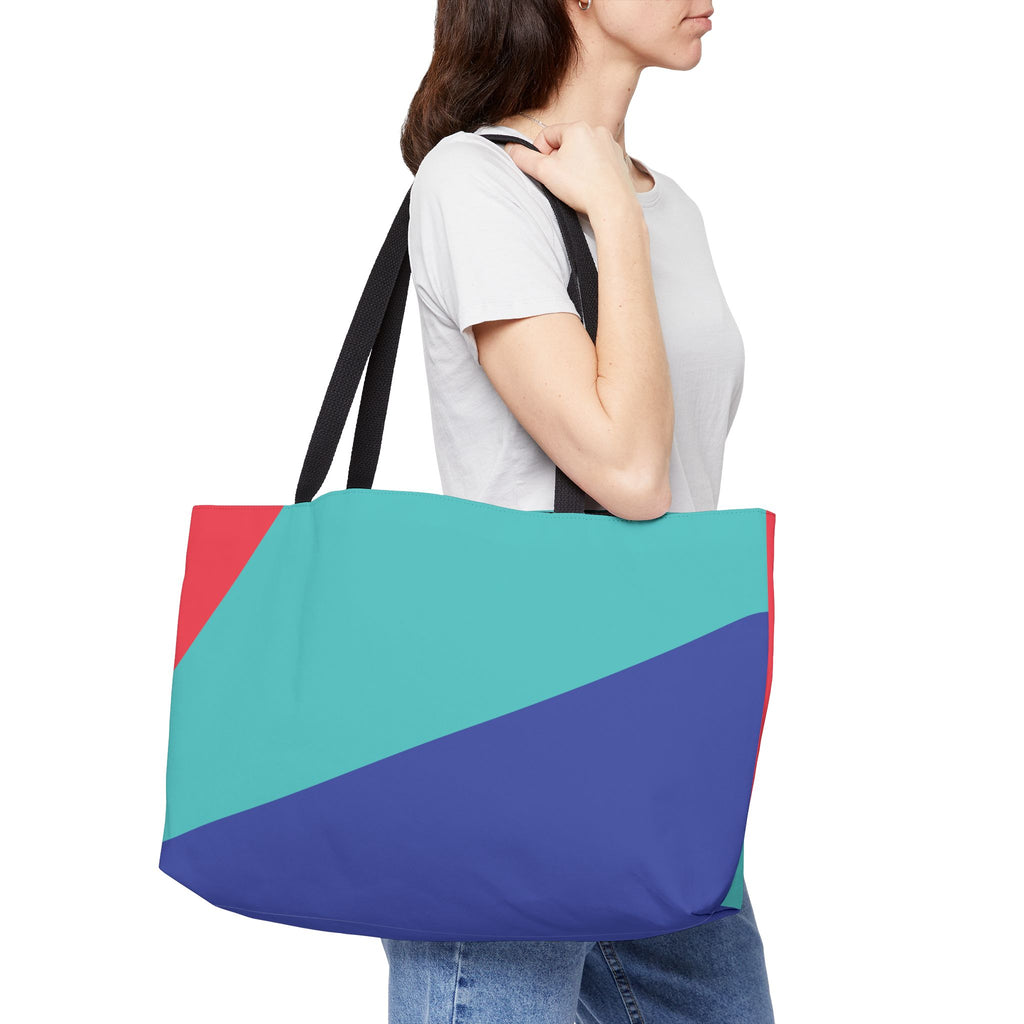Colorblock Tote Bag