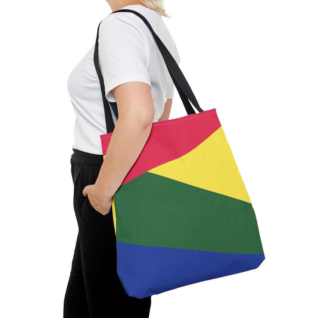 Colorblock Tote Bag