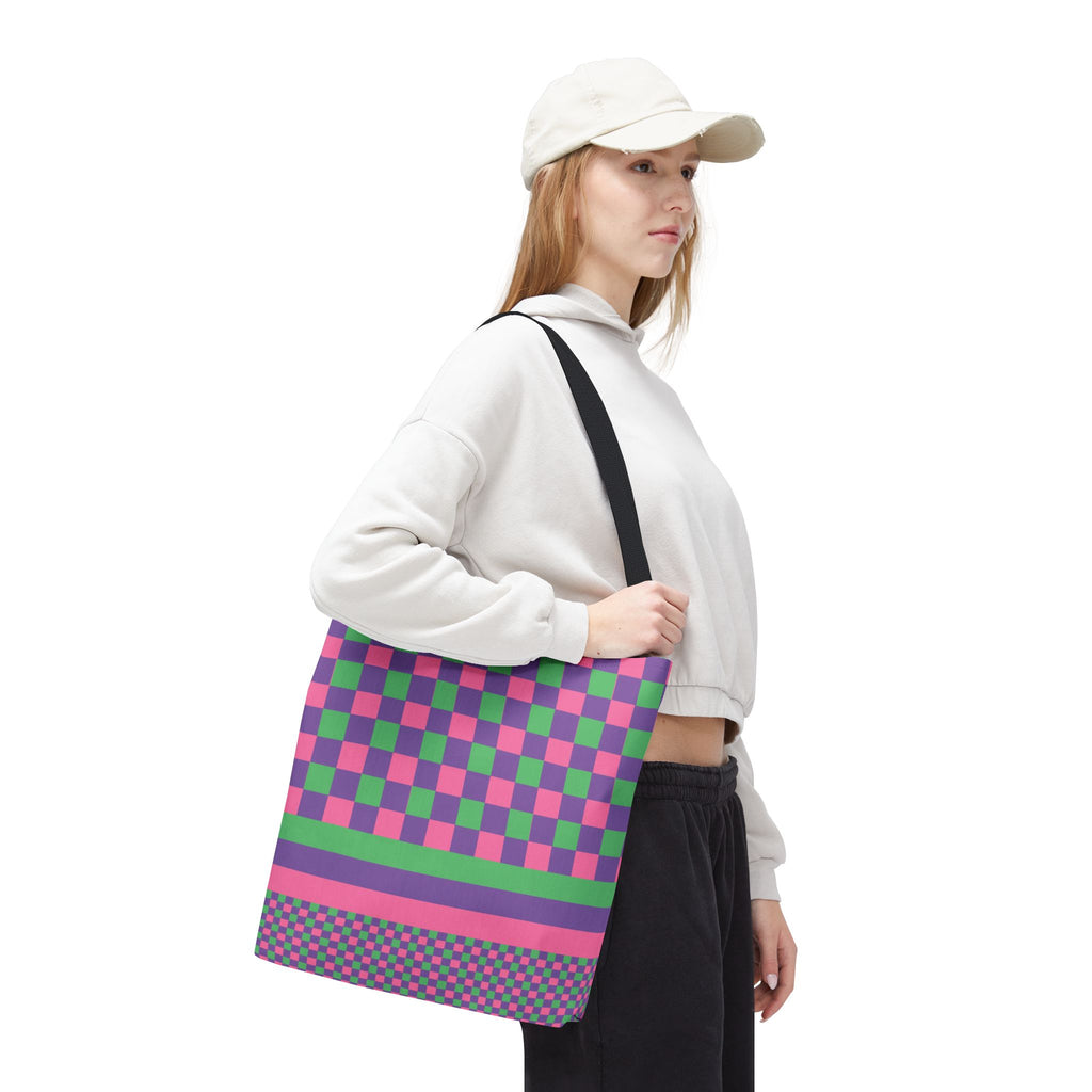 Colorblock Tote Bag