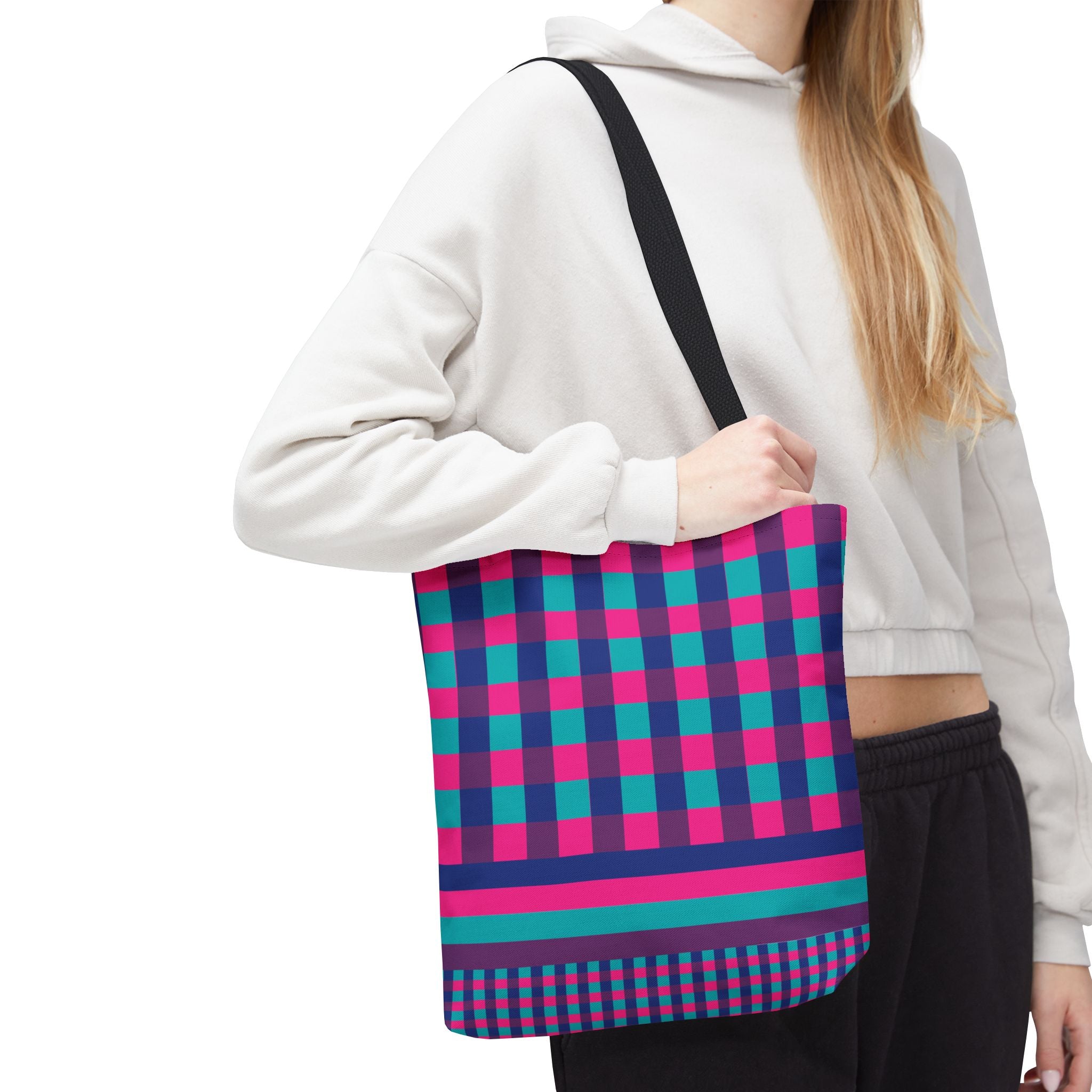 Colorblock Tote Bag