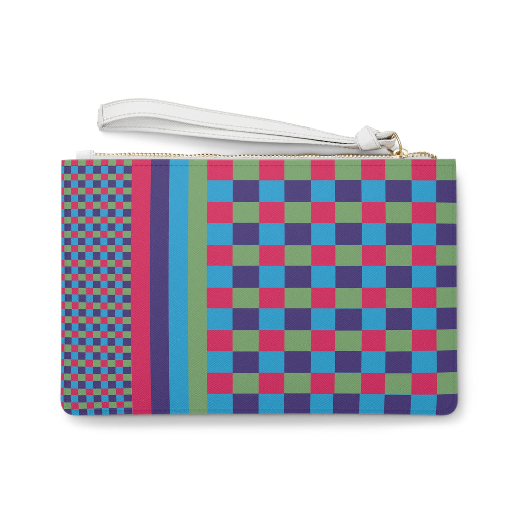 Colorblock Clutch Bag