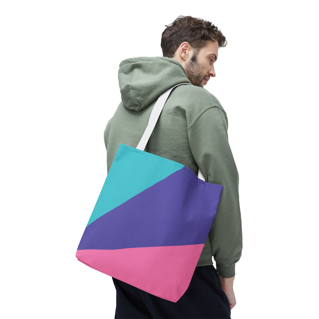 Colorblock Tote Bag