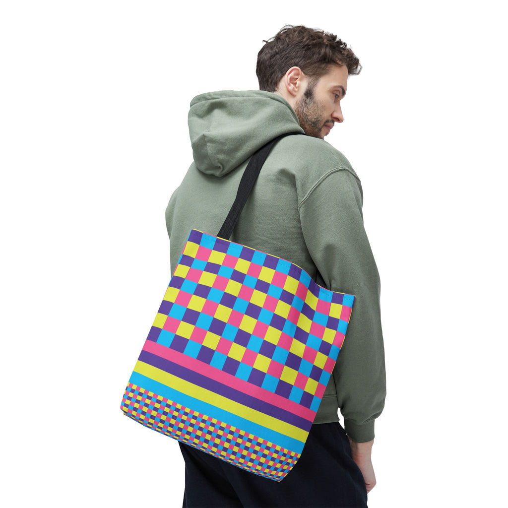 Colorblock Tote Bag