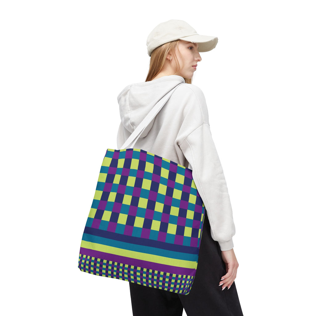 Colorblock Tote Bag