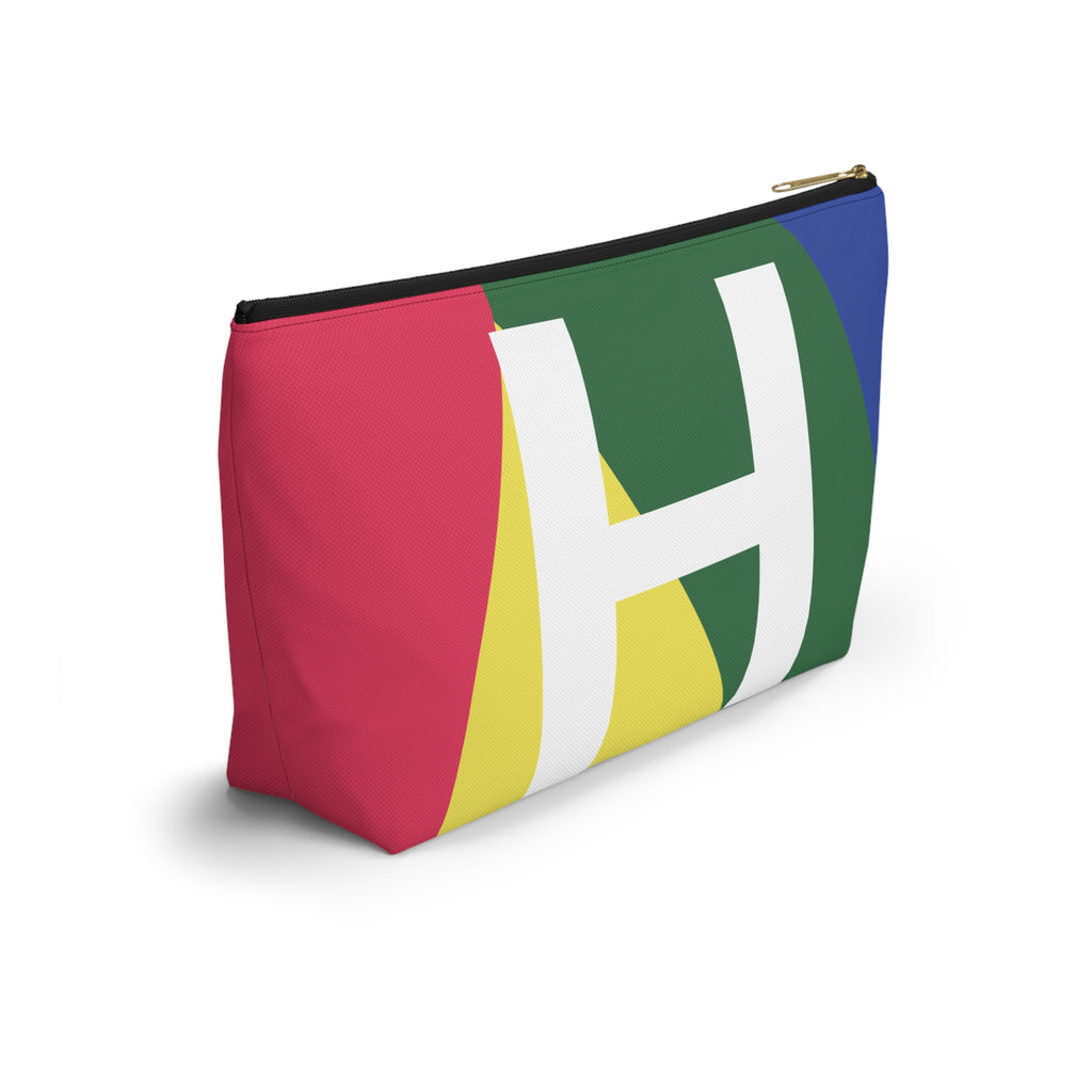 Colorblock Accessory Pouch — Monogram H T-Bottom Cosmetic Bag
