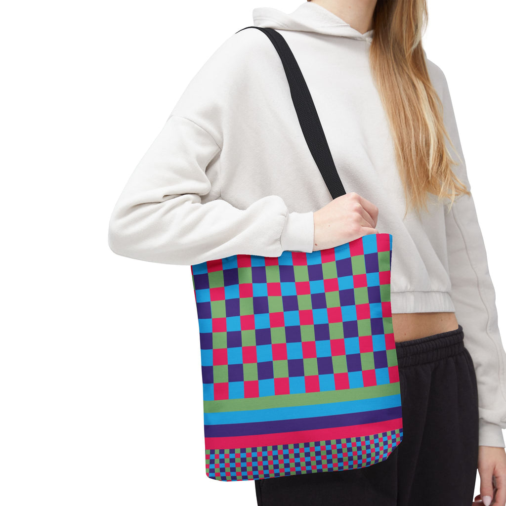 Colorblock Tote Bag