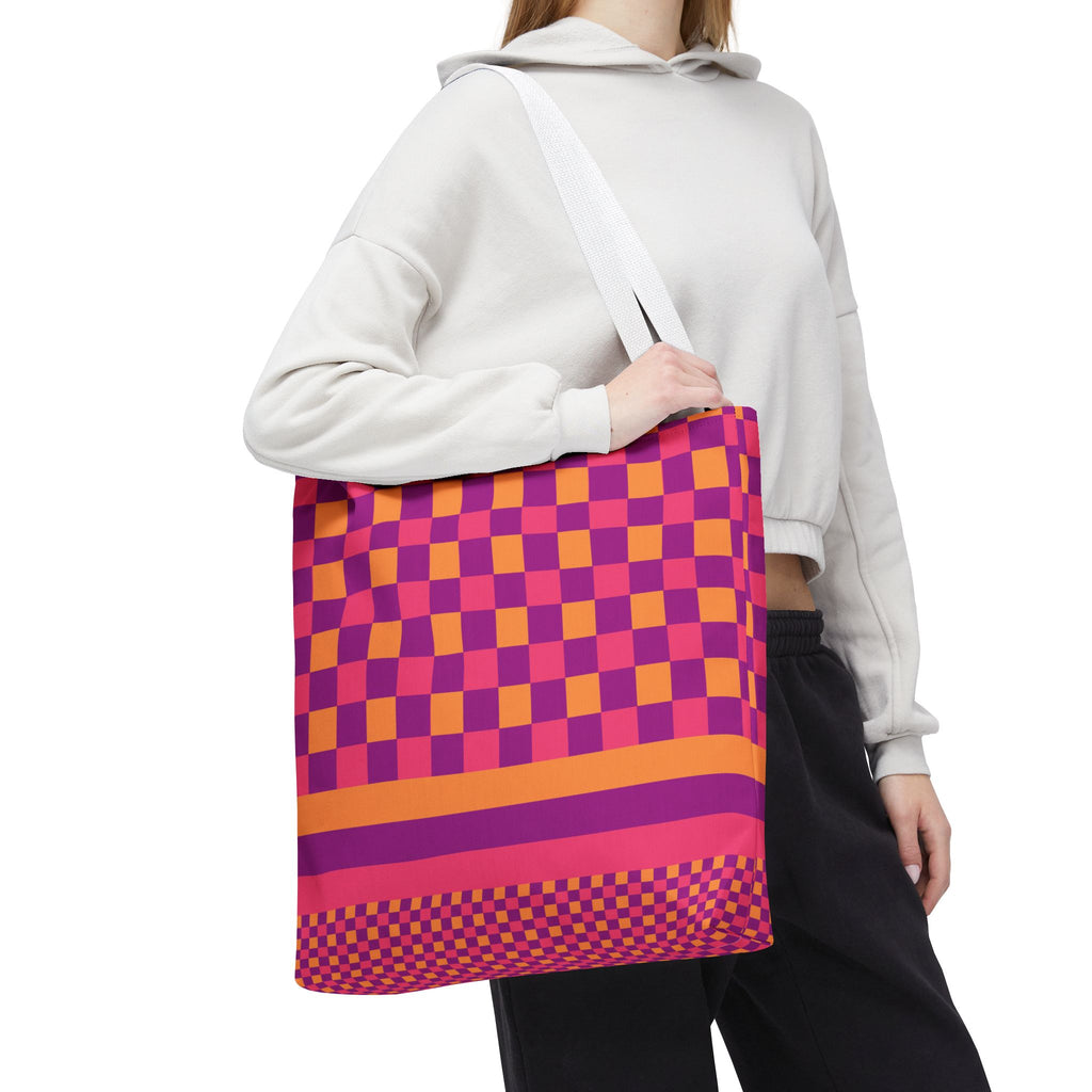 Colorblock Tote Bag