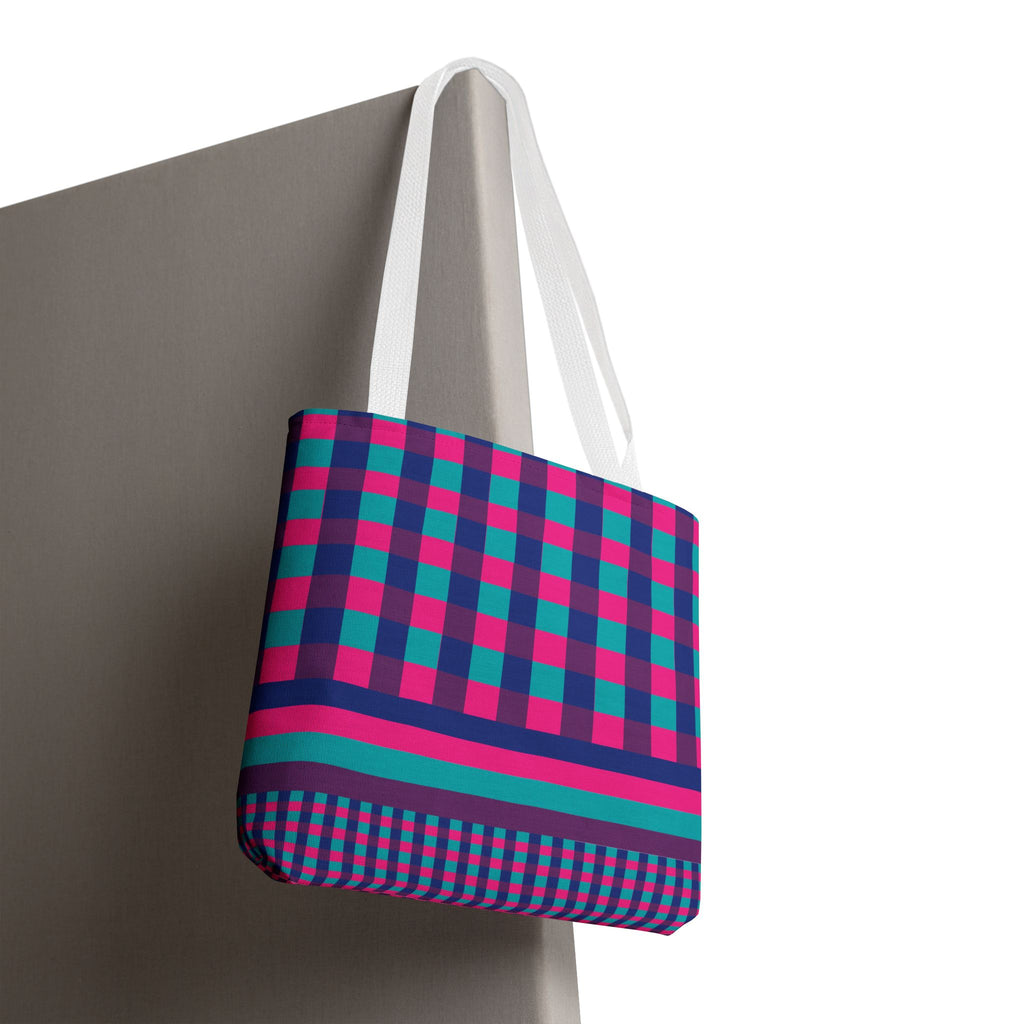 Colorblock Tote Bag