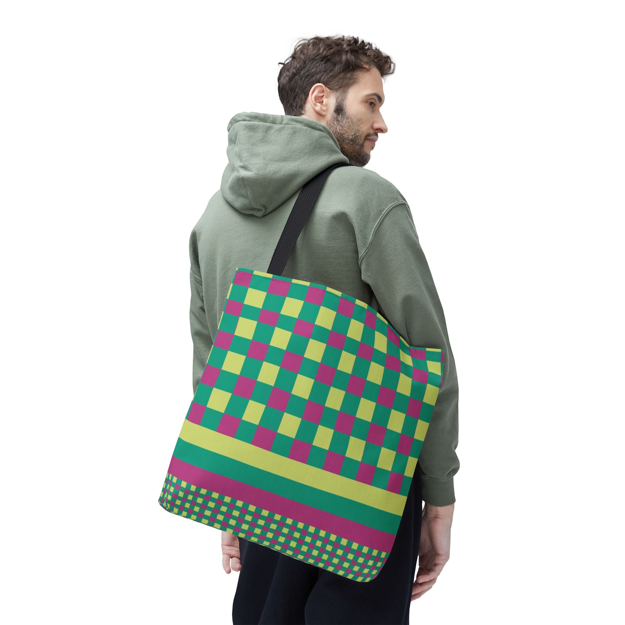 Colorblock Tote Bag