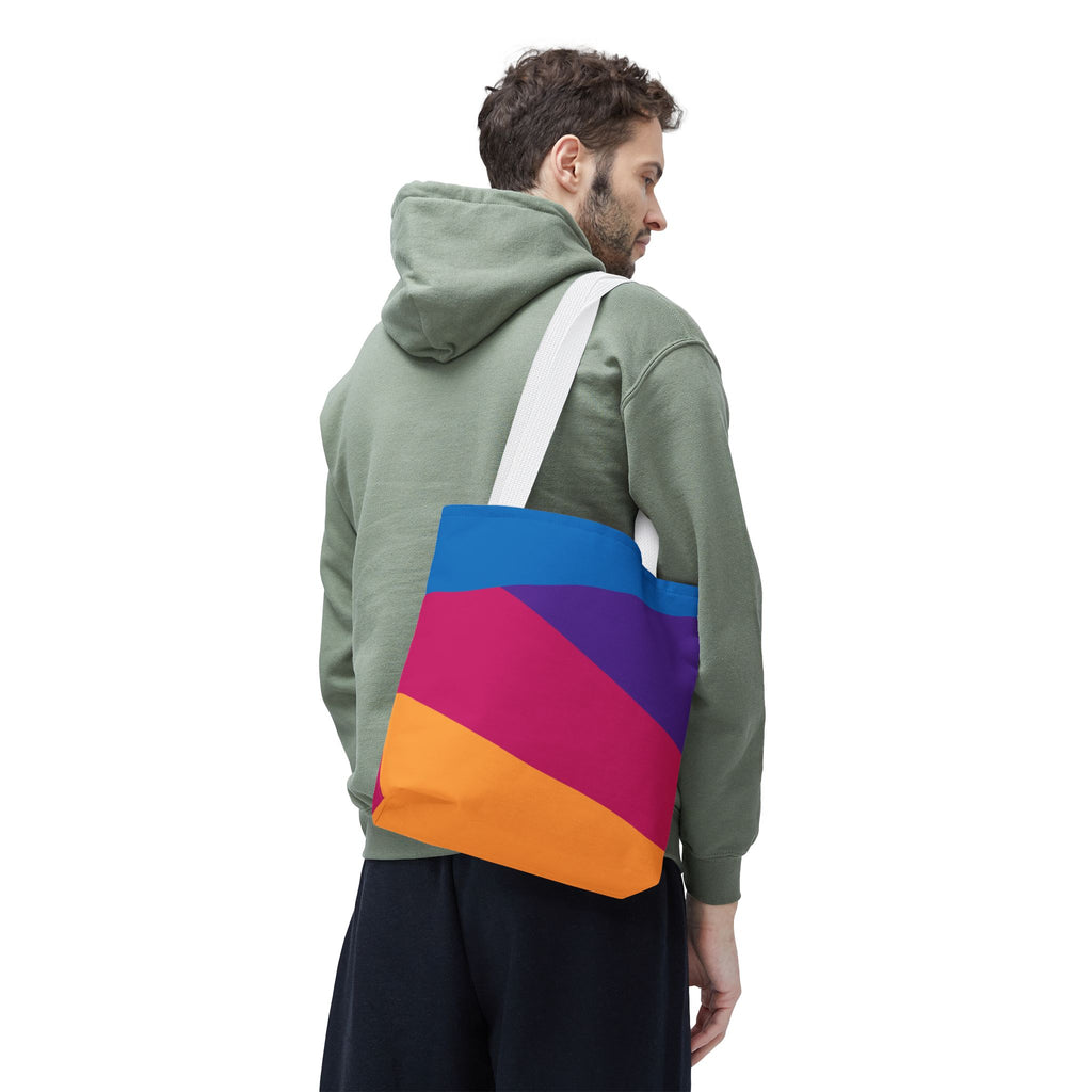 Colorblock Tote Bag