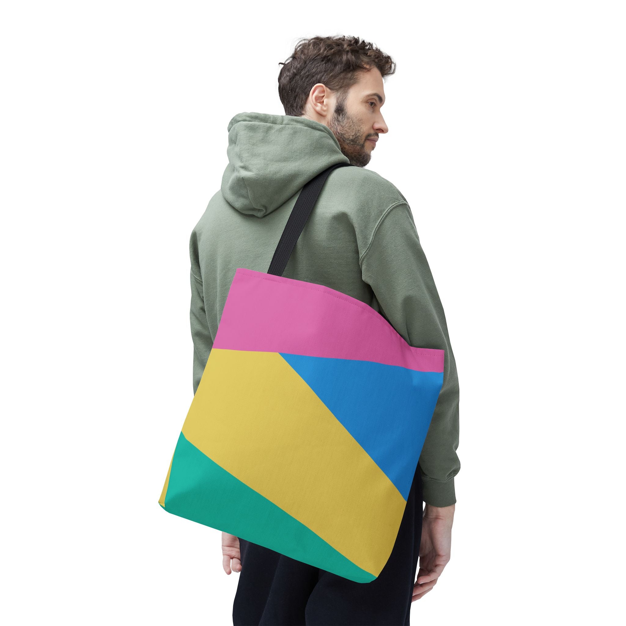 Colorblock Tote Bag