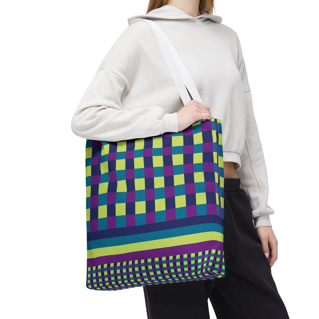 Colorblock Tote Bag