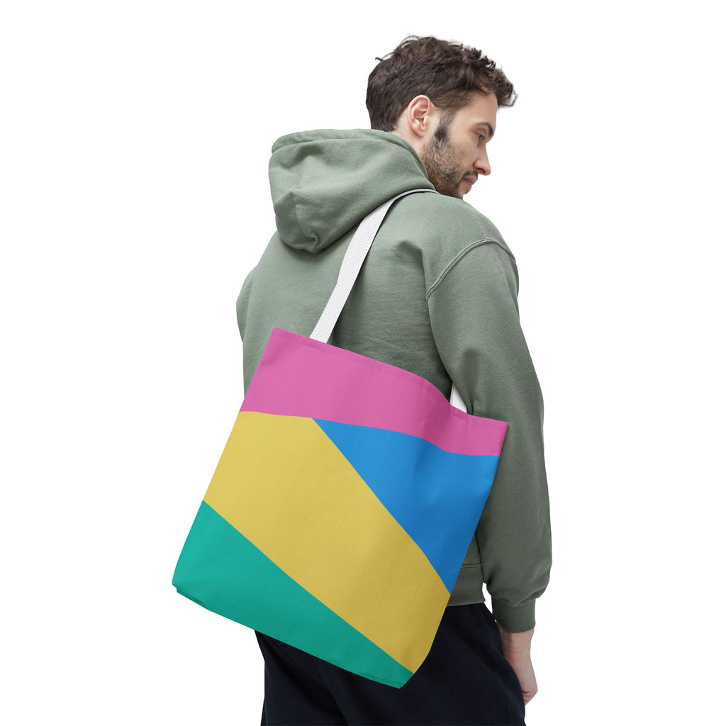 Colorblock Tote Bag