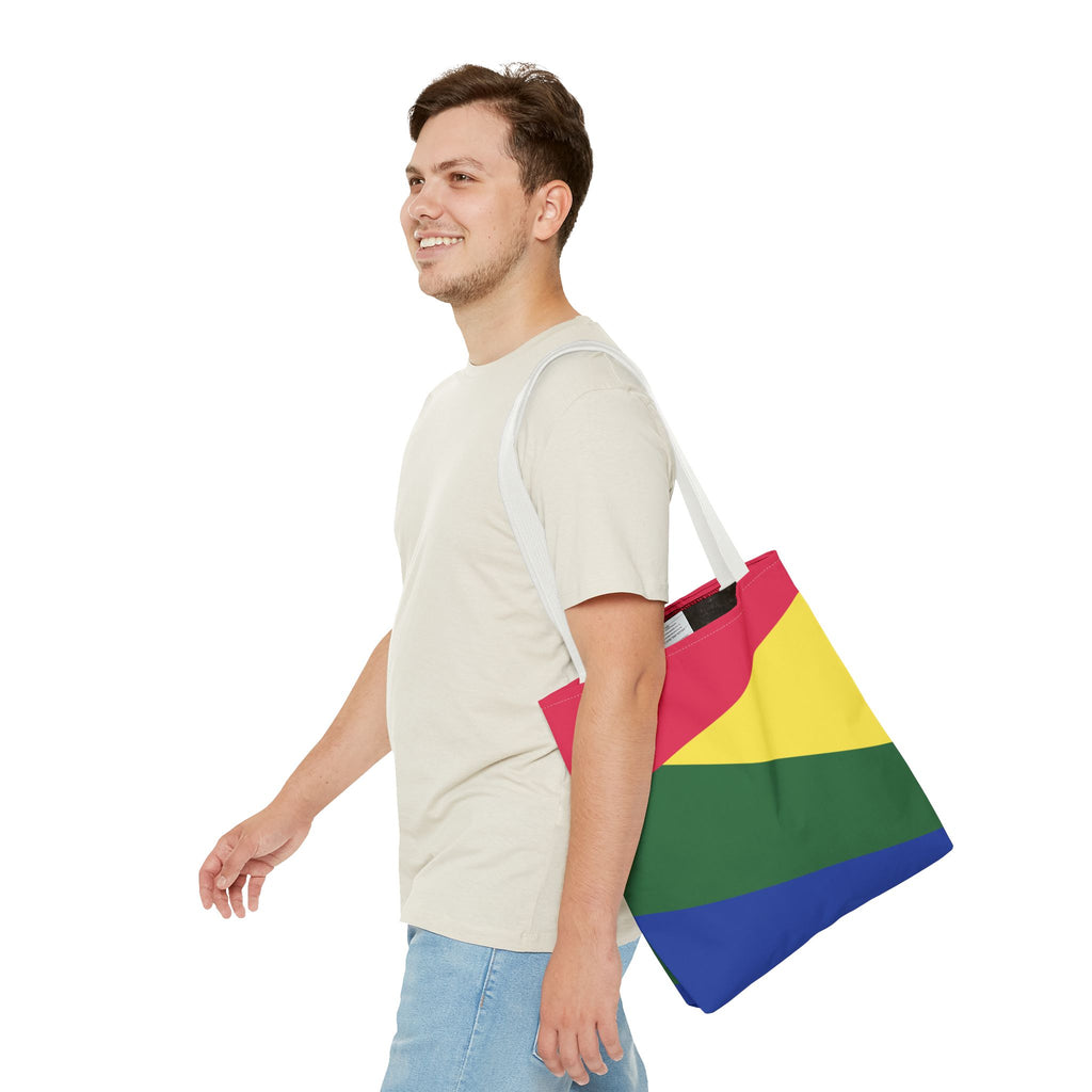 Colorblock Tote Bag