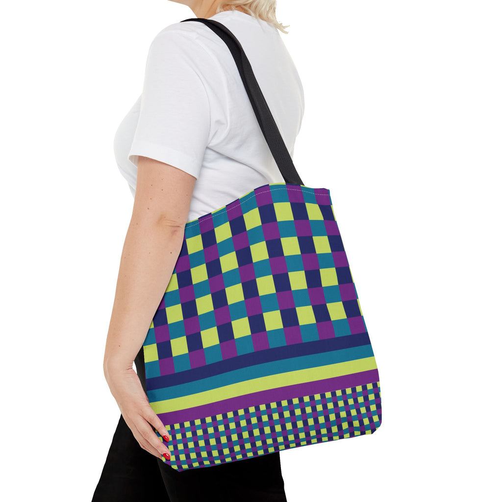 Colorblock Tote Bag
