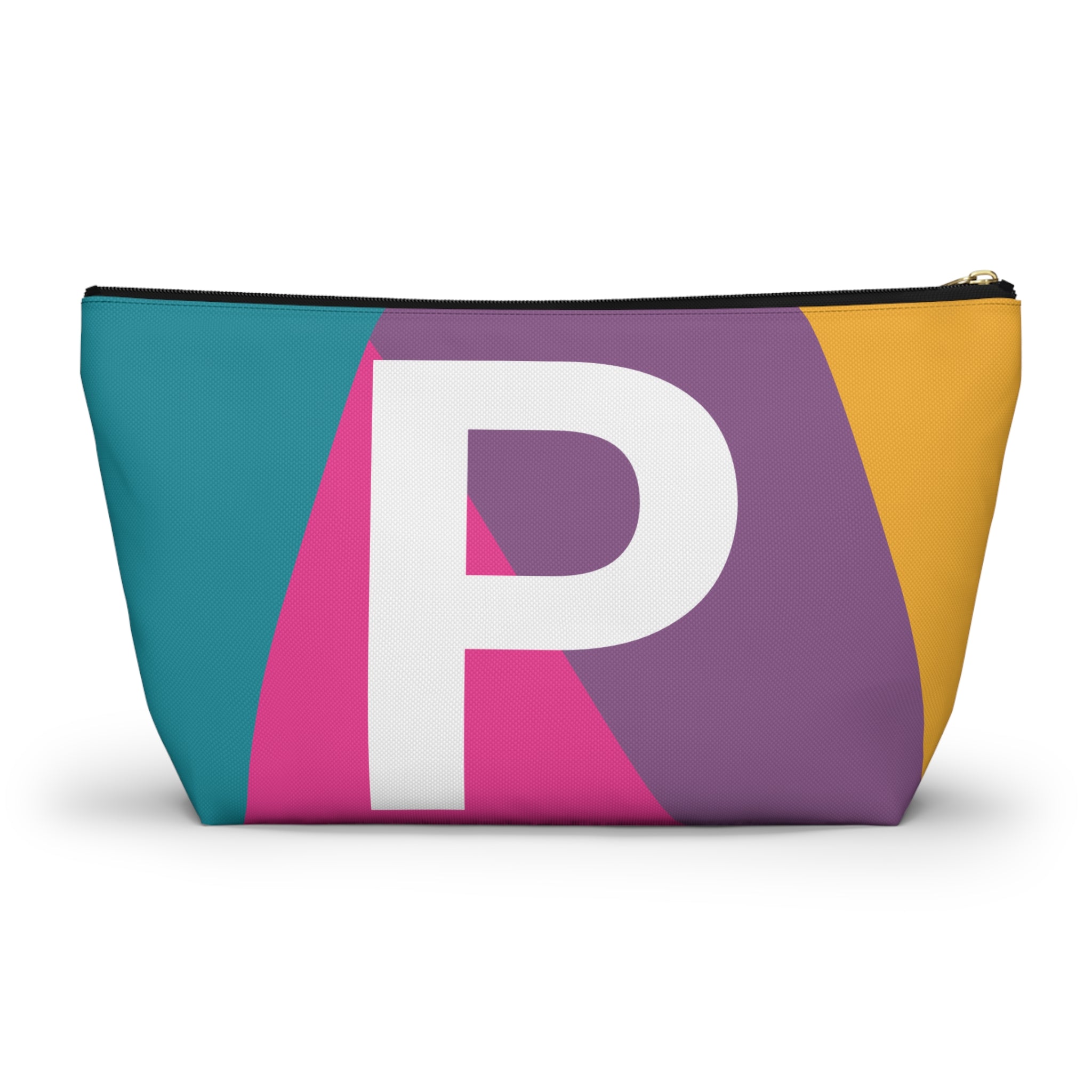 Colorblock Accessory Pouch — Monogram P T-Bottom Cosmetic Bag